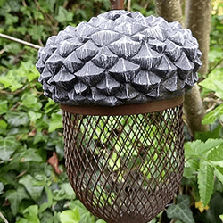 Small Image of 22cm Hanging Acorn Bird Feeder