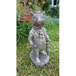 Extra image of Mr Fox Garden Sculpture - Weighted Resin