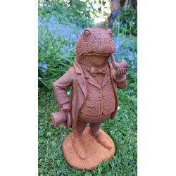 Extra image of Mr Toad Garden Sculpture - Cold Cast Iron