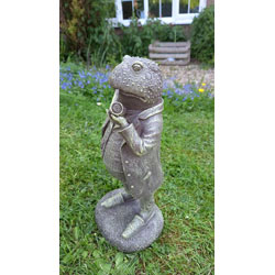 Extra image of Mr Toad Garden Sculpture - Weighted Resin