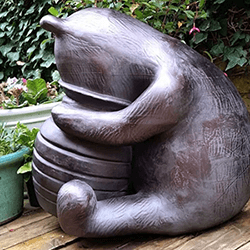 Extra image of Winnie-The-Pooh Garden Sculpture - Large