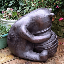 Extra image of Winnie-The-Pooh Garden Sculpture - Large