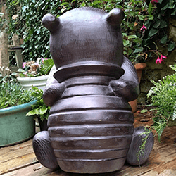 Small Image of Winnie-The-Pooh Garden Sculpture - Large