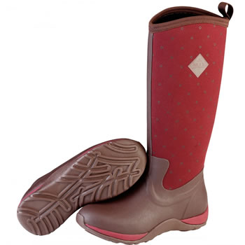 Image of Muck Boot - Arctic Adventure - Maroon Prints - UK 7