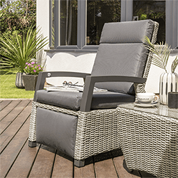 Extra image of Life Aloha Relaxer Chair Set in Yacht Grey / Carbon