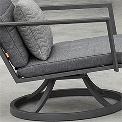 Extra image of EX DISPLAY / COLLECTION ONLY Life Maroon Relaxer Chair in Lava / Carbon