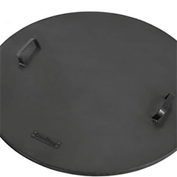 Extra image of Cook King 80cm Fire Bowl Lid with Rings