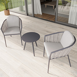 Small Image of Alexander Rose Pavilion Bistro Set