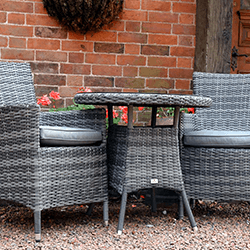 Extra image of Supremo Tivoli Bistro Set in Lead Grey