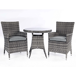 Extra image of Supremo Tivoli Bistro Set in Lead Grey