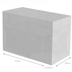 Small Image of Supremo Tivoli 6 Seat High Back Rectangular Furniture Cover