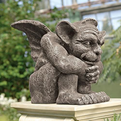 Small Image of Emmett the Gargoyle Garden Ornament by Design Toscano