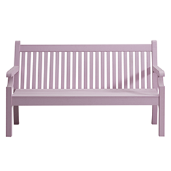 Small Image of Sandwick Winawood 3 Seat Bench in Petal Lilac