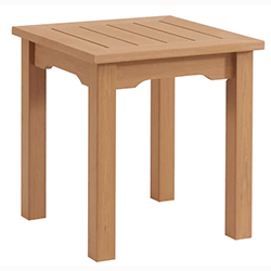 Small Image of Winawood Wood Effect Side Table - Teak Finish