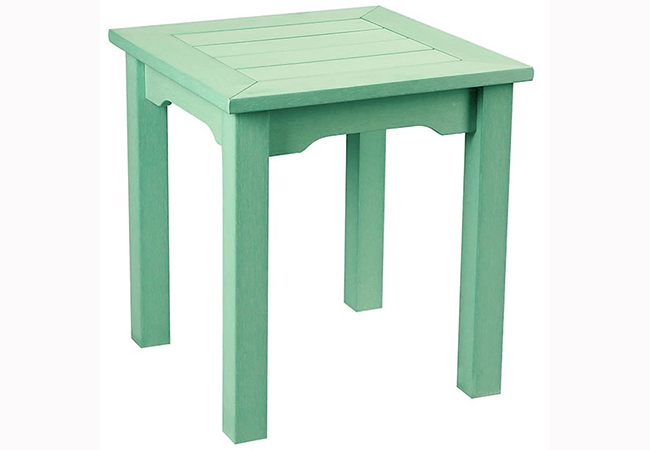 Image of Winawood Wood Effect Side Table - Duck Egg Green