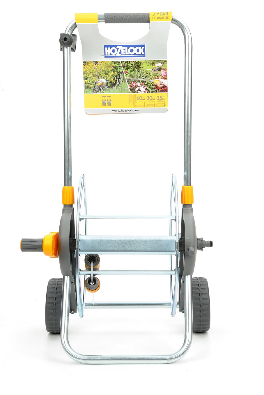 Hozelock Metal Hose Cart, 60m Capacity - 2437 - £59.99
